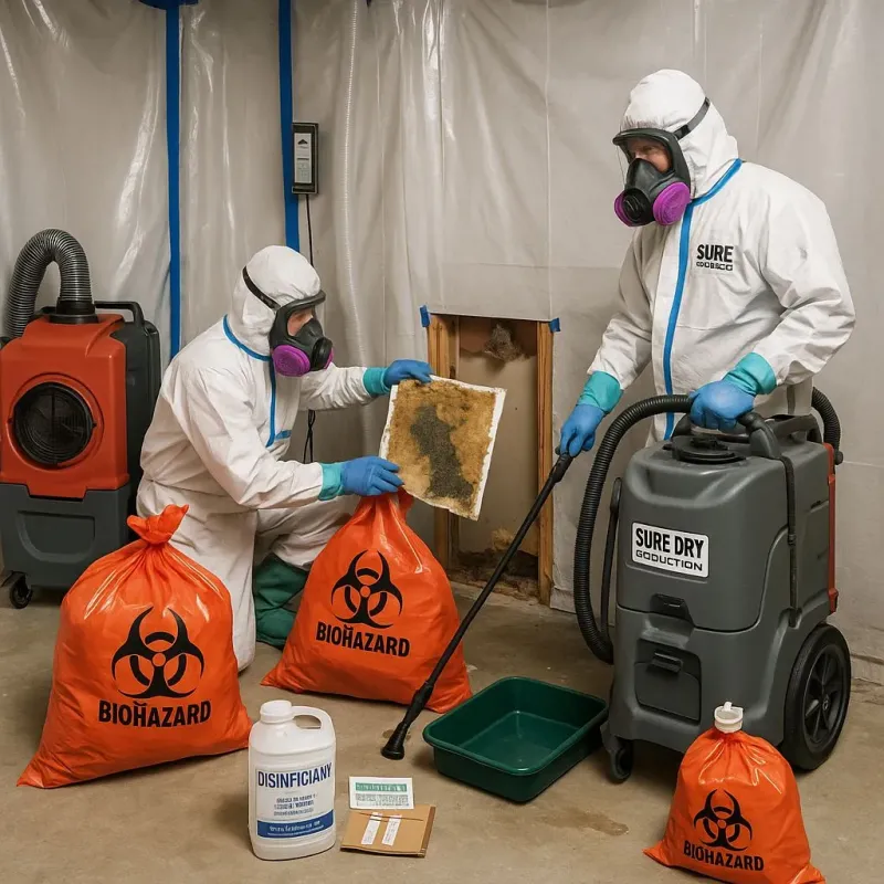 Contaminated Water Handling Protocols process in Brookfield Center, OH
