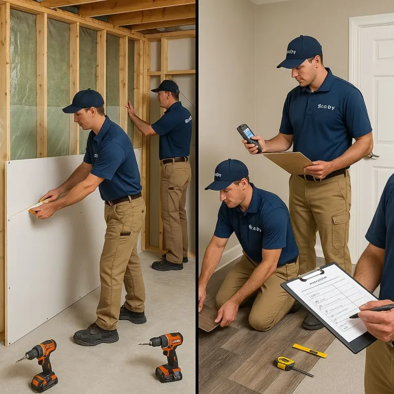 Repairs and Reconstruction process in Brookfield Center, OH